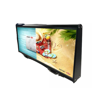 Customized LED Taxi Roof Displays 960*320mm P2.5/P3/P4/P5 5500nits brightness