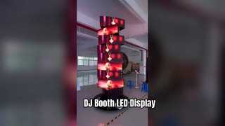 Columna cuadrada giratoria # Pared LED cinética # Pantalla LED mecánica # Pantalla LED AVOE LED Art