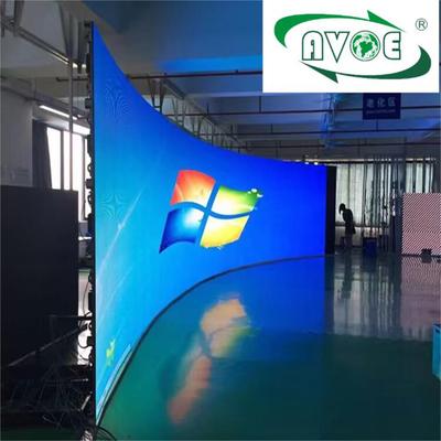 3840Hz P2.6 Stage Rental LED Display Multiple Angles Cabinets 500*500mm 5000nits