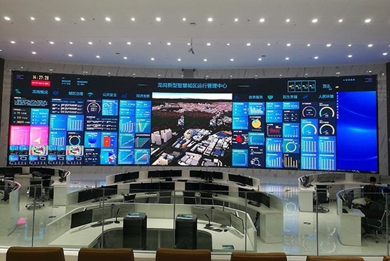 COB LED Video Wall P0.9 P1.25 P1.56 4K 8K For Monitoring Center Control Room