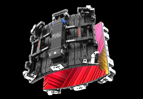 Panel de pantalla LED flexible P1.953 de 500x500 mm para eventos de escenario, fábrica de LED AVOE