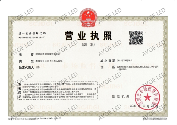 China Shen Zhen AVOE Hi-tech Co., Ltd. certificaciones